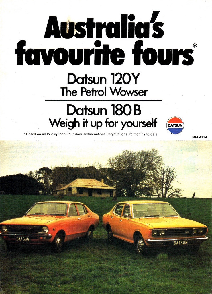 1977 Datsun 120Y & 180B 